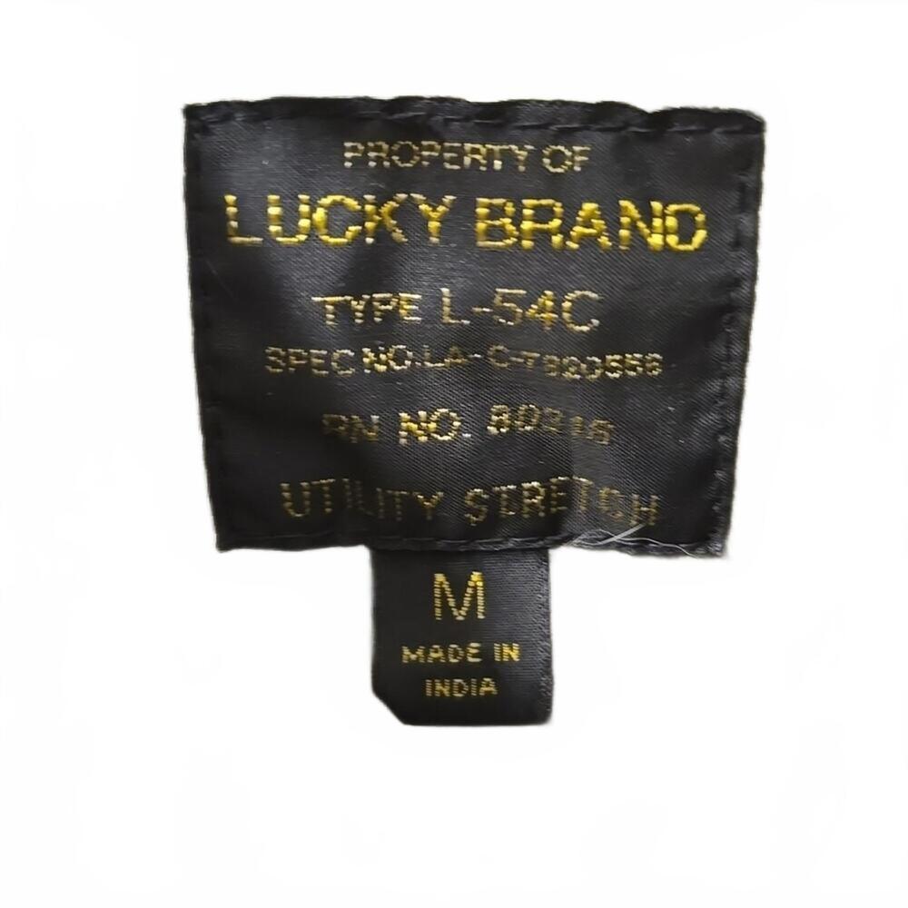 LUCKY BRAND UTILITY CAMO PATTERN FIELD JACKET COTTON MEDIUM - Picture 4 of 5